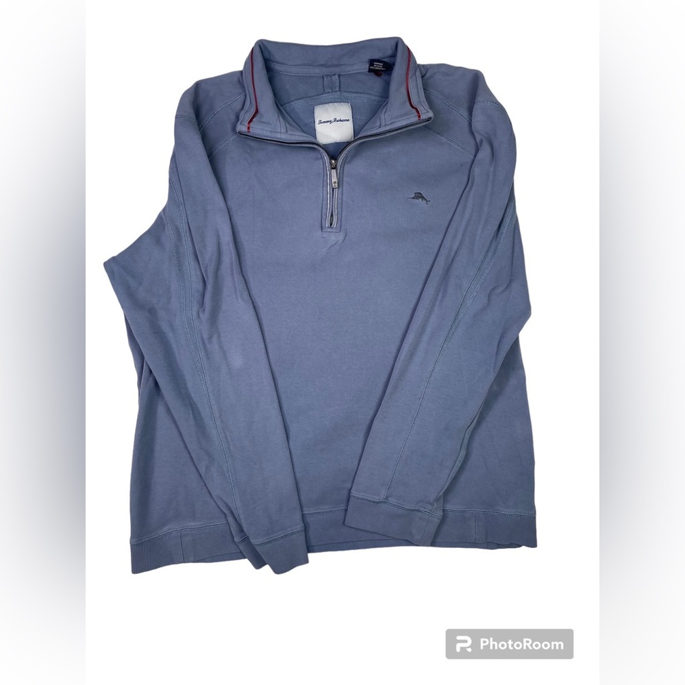 Tommy bahamas blue pullover size L